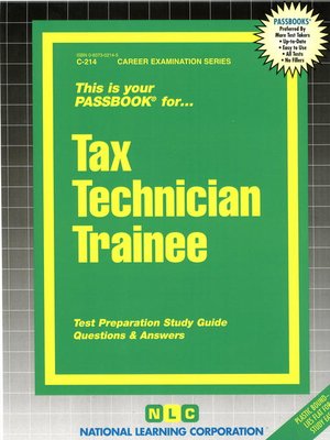 cover image of Tax Technician Trainee